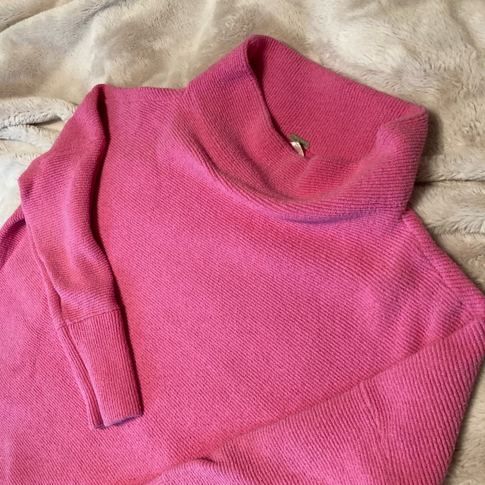 Free People Ottoman Tunic - Barbie Pink